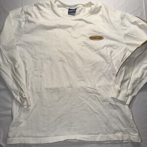 Vintage 90s Structure Y2K Millenium Logo T-Shirt Logo L/S Large